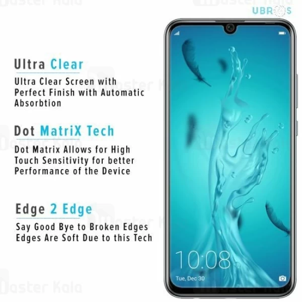 محافظ صفحه شیشه ای تمام صفحه تمام چسب آینه ای هواوی Huawei Honor 10 Lite / P Smart 2019 Mocol 6D