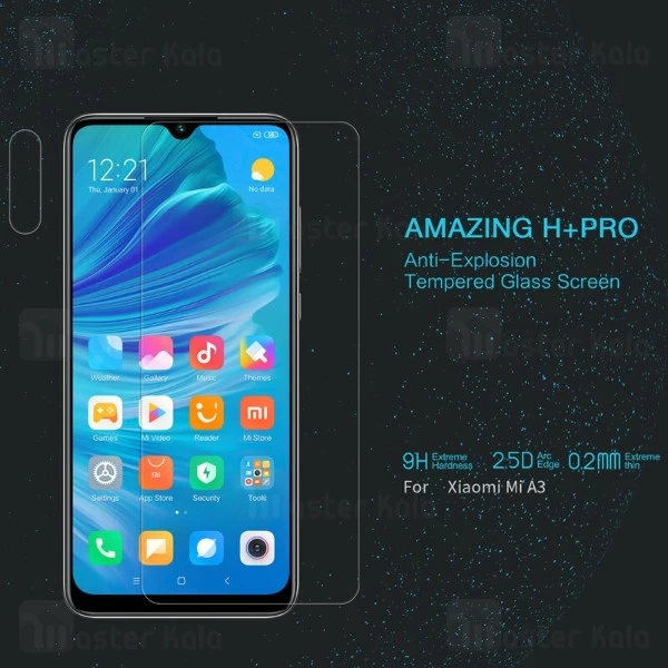 محافظ صفحه شیشه ای نیلکین شیائومی Xiaomi Mi A3 / Mi CC9e Nillkin H+ Pro