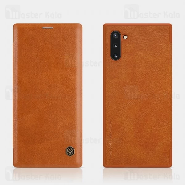 کیف چرمی نیلکین سامسونگ Samsung Galaxy Note 10 Nillkin Qin Leather Case