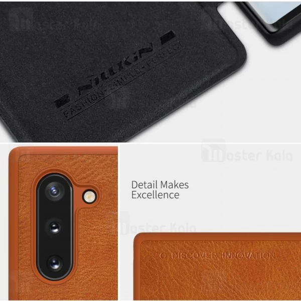کیف چرمی نیلکین سامسونگ Samsung Galaxy Note 10 Nillkin Qin Leather Case