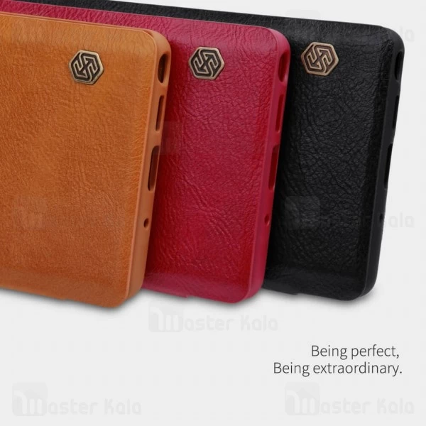 کیف چرمی نیلکین سامسونگ Samsung Galaxy Note 10 Plus Nillkin Qin Leather Case
