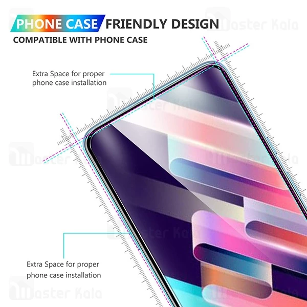 محافظ صفحه شیشه ای تمام صفحه تمام چسب خمیده وان پلاس OnePlus 7 Pro