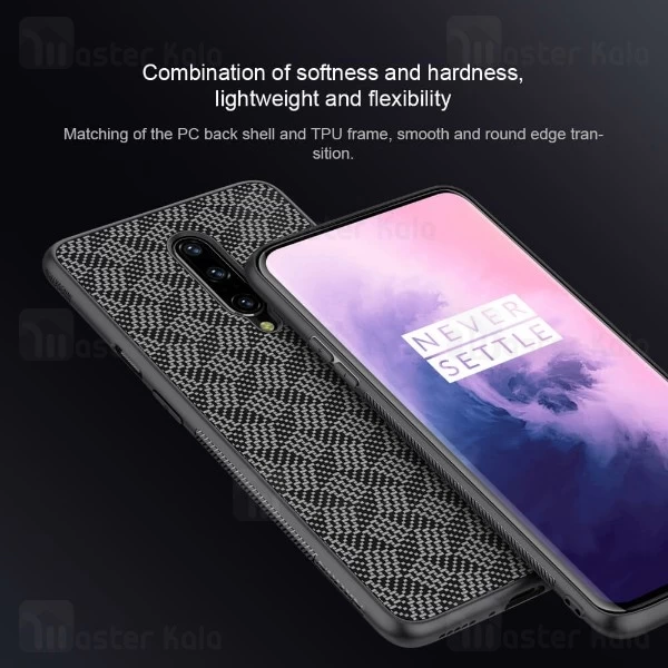 قاب فیبر کربنی نیلکین وان پلاس OnePlus 7 Pro Nillkin Synthetic Fiber Plaid