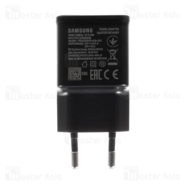 آداپتور شارژر فست شارژ اورجینال سامسونگ Samsung EP-TA200 S10 Series Travel Adapter توان 2 آمپر