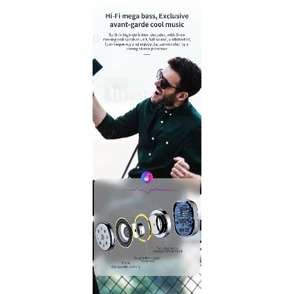 هندزفری بلوتوث دوتایی بیسوس Baseus Encok W01 True Wireless Earphones NGW01-01 دارای کیس شارژ