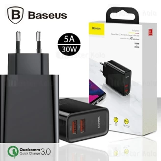 شارژر دیواری دو پورت Baseus Speed PPS QC3.0 CCFS-E01 30W توان 5 آمپر