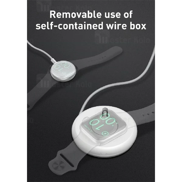 شارژر وایرلس Baseus YOYO Wireless Charger For Apple Watch 6 WXYYQIW03-A02