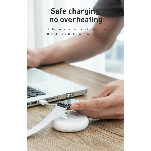 شارژر وایرلس Baseus YOYO Wireless Charger For Apple Watch 6 WXYYQIW03-A02