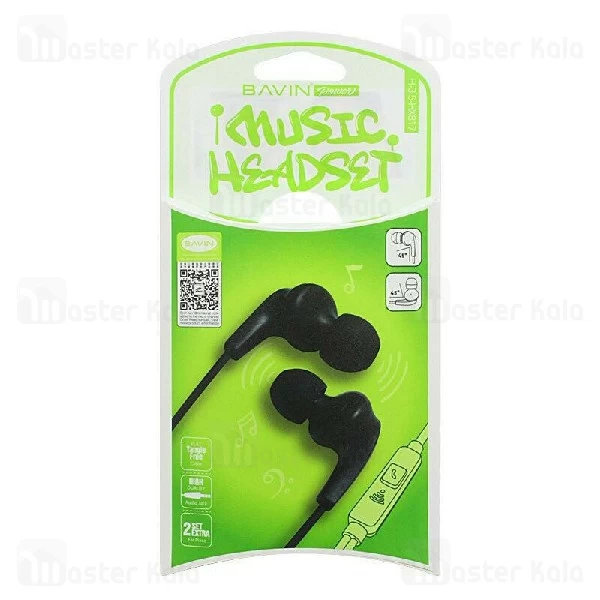 هندزفری سیمی باوین Bavin HX817 Stereo Earbuds Headphone