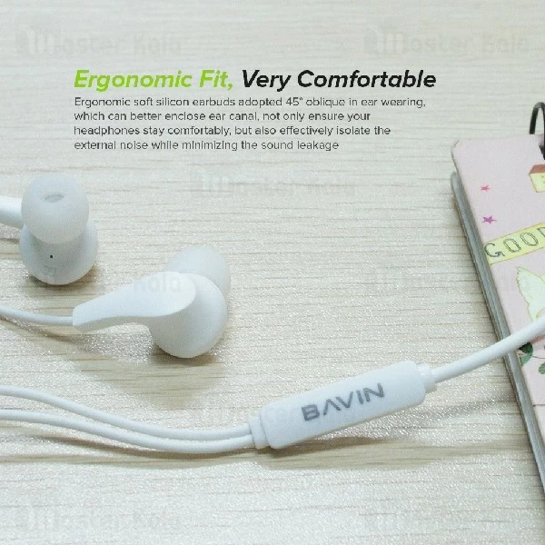 هندزفری سیمی باوین Bavin HX817 Stereo Earbuds Headphone