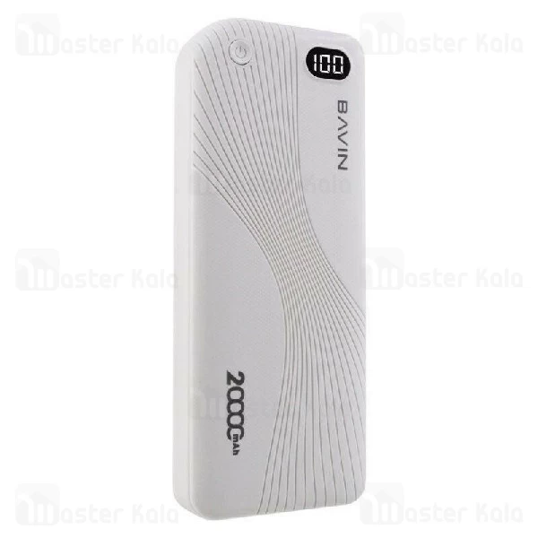 پاوربانک 20000 میلی آمپر باوین Bavin PC136S Power Bank توان 2.1 آمپر