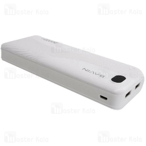 پاوربانک 20000 میلی آمپر باوین Bavin PC136S Power Bank توان 2.1 آمپر