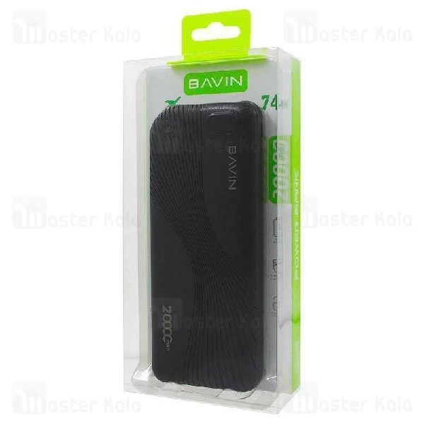 پاوربانک 20000 میلی آمپر باوین Bavin PC136S Power Bank توان 2.1 آمپر