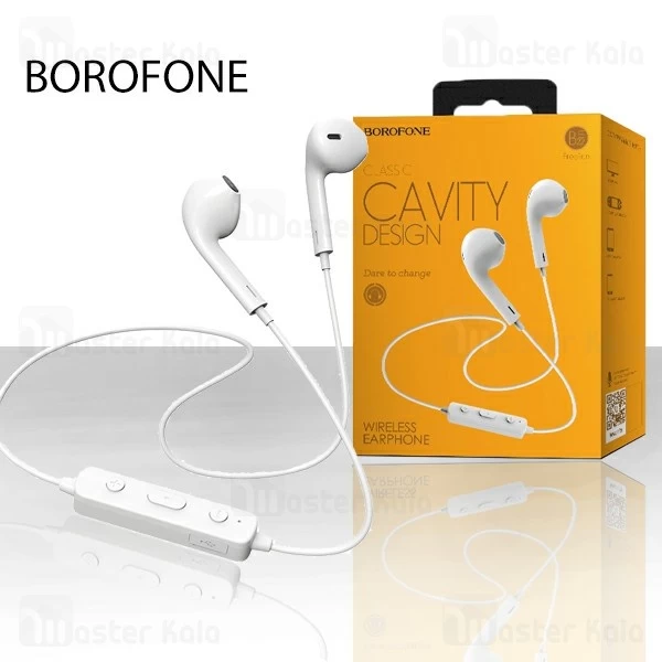 هندزفری بلوتوث بروفون Borofone BE22 Cavity Wireless Earphone طرح ایرپاد