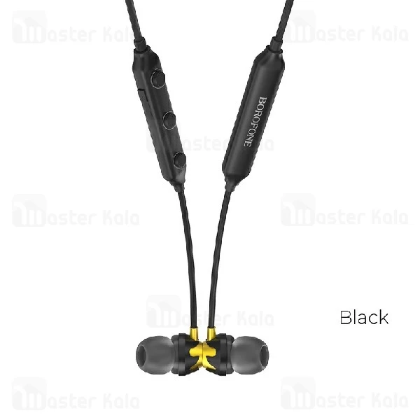 هندزفری بلوتوث بروفون Borofone BE26 Wireless Magnetic Earphone طراحی مگنتی