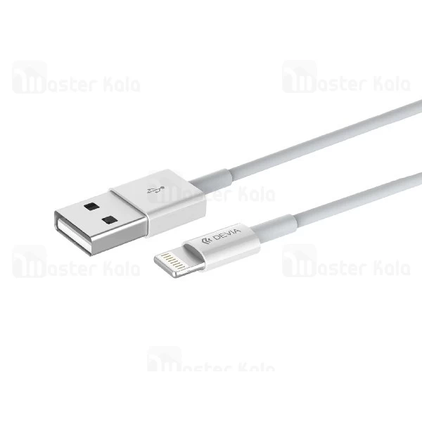 کابل لایتنینگ دیویا Devia C0328 Smart USB Cable توان 1 آمپر و طول 1 متر