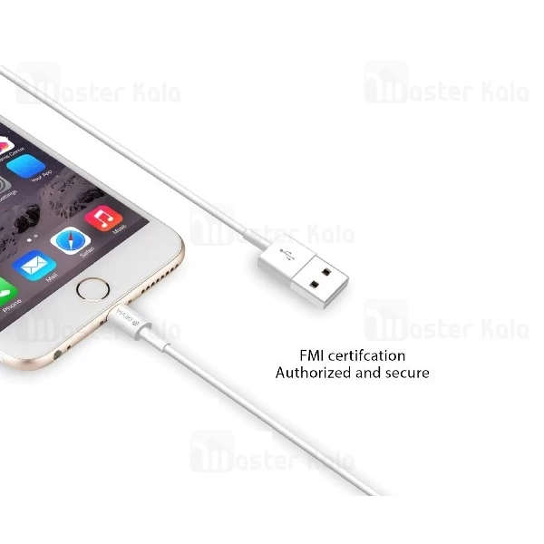 کابل لایتنینگ دیویا Devia C0328 Smart USB Cable توان 1 آمپر و طول 1 متر