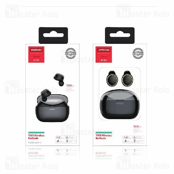هندزفری بلوتوث دوتایی جویروم Joyroom JR-T05 Tws دارای کیس شارژ و ضد تعریق