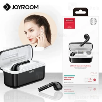 هندزفری بلوتوث دوگوش جویروم Joyroom JR-T06 Tws دارای کیس شارژ پاوربانکی