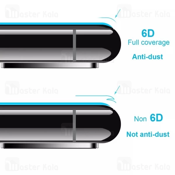 محافظ صفحه شیشه ای تمام صفحه تمام چسب سامسونگ Samsung Galaxy A6 Plus Mocol 6D Glass