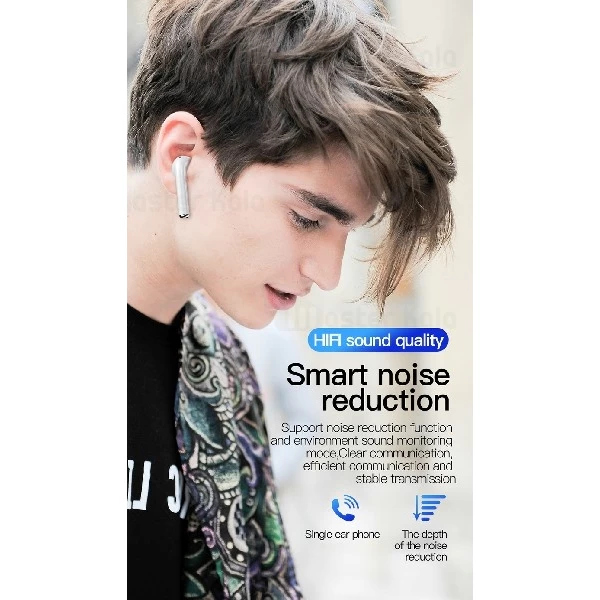 هدست بلوتوث طرح ایرپاد توتو TOTU EAUB-18 Glory Mono طراحی تک گوش