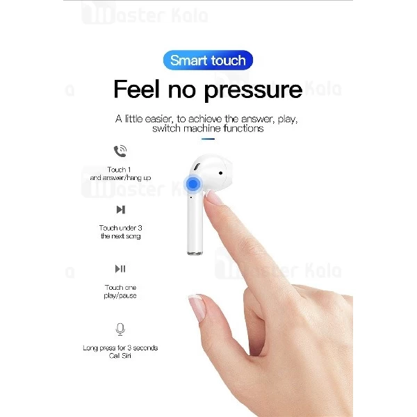 هدست بلوتوث طرح ایرپاد توتو TOTU EAUB-18 Glory Mono طراحی تک گوش