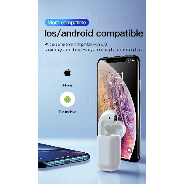 هدست بلوتوث طرح ایرپاد توتو TOTU EAUB-18 Glory Mono طراحی تک گوش