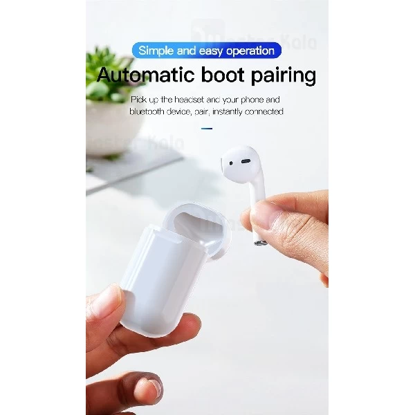 هدست بلوتوث طرح ایرپاد توتو TOTU EAUB-18 Glory Mono طراحی تک گوش