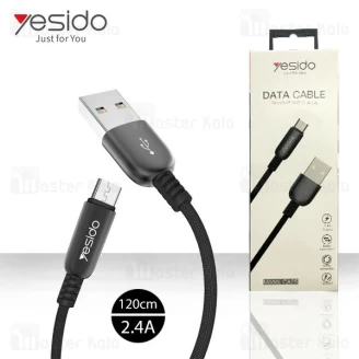 کابل میکرو یو اس بی یسیدو Yesido CA-25 Micro USB Cable توان 2.4 آمپر