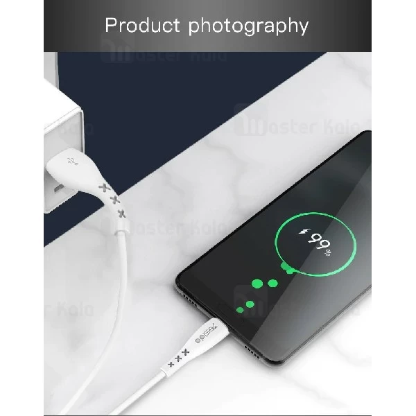 کابل میکرو یو اس بی یسیدو Yesido CA26 Micro USB Cable توان 2.4 آمپر
