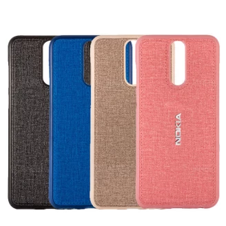 قاب طرح پارچه ای مناسب نوکیا Nokia X6 / 6.1 Plus