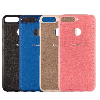 قاب طرح پارچه ای مناسب Huawei Y6 2018 / Y6 Prime 2018 /Honor 7A