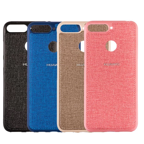 قاب طرح پارچه ای مناسب Huawei Y6 2018 / Y6 Prime 2018 /Honor 7A
