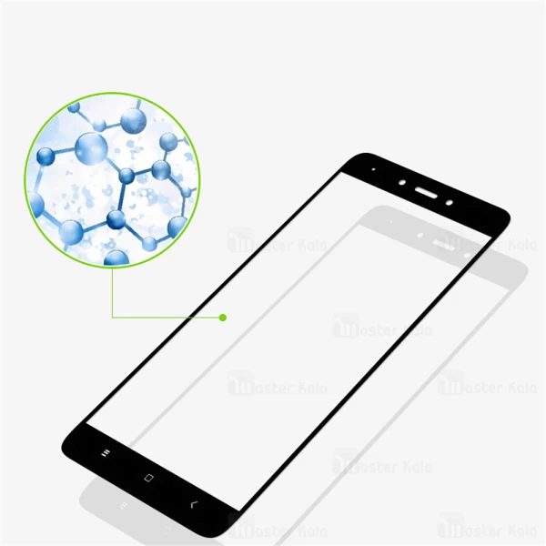 محافظ صفحه شیشه ای تمام صفحه تمام چسب شیائومی Xiaomi Redmi Note 4X 9D Glass