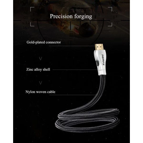 کابل کنفی HDMI مارک ریمکس به طول 3 متر Remax RC-038h