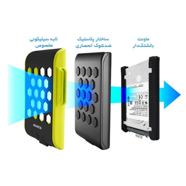 هارد اکسترنال ای دیتا 2 ترابایت ADATA HD720 USB3.0