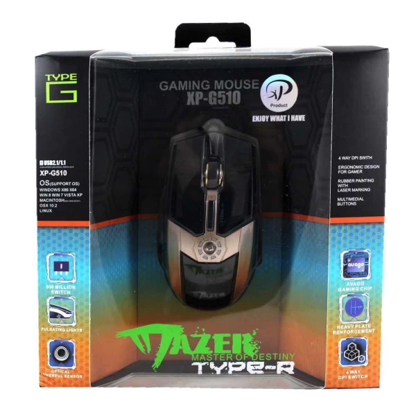 موس گیمینگ XP مدل XP-G510