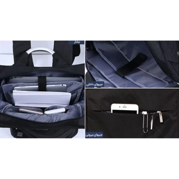 کوله لپ تاپ 15.6 اینچ ریمکس Remax 525 Double Laptop Bag