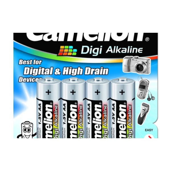 باتری قلمی 4 تایی کملیون Camelion LR6-BP4DG Alkaline AA