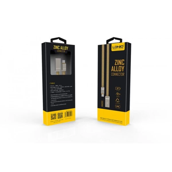 کابل لایتنینگ الدینیو LDNIO Zinc Alloy