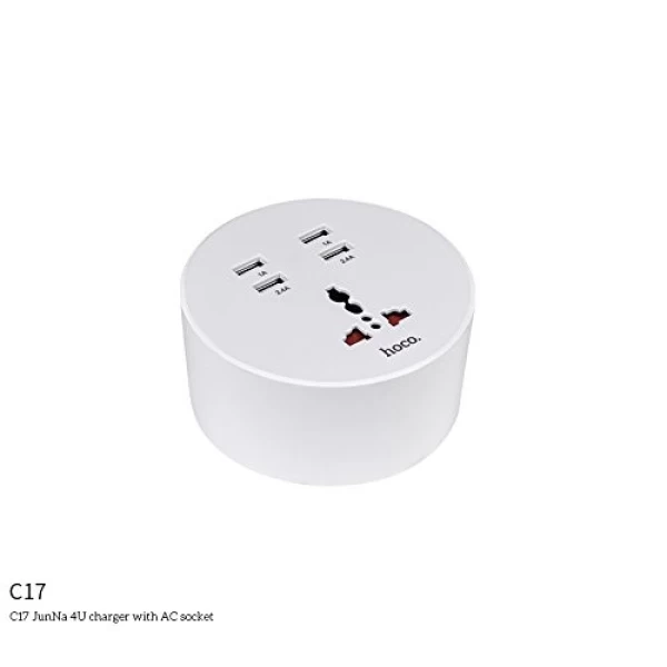 سه راهی برق و شارژ هوکو Hoco C17
