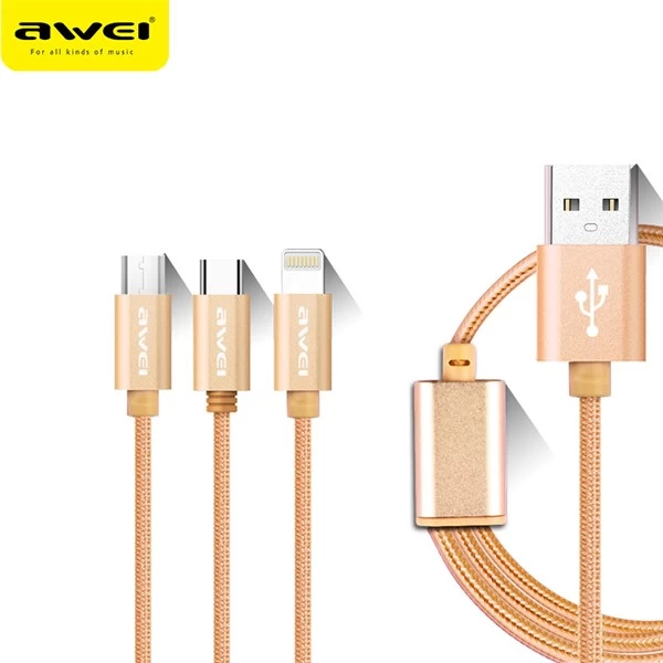 کابل سه کاره اَوی Awei CL-970 3 In 1