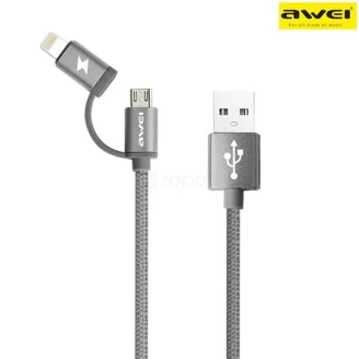 کابل لایتنینگ و میکرو یو اس بی اوی Awei CL-930