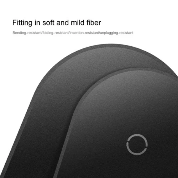 کیت Type C شارژر وایرلس Baseus Microfiber Wireless