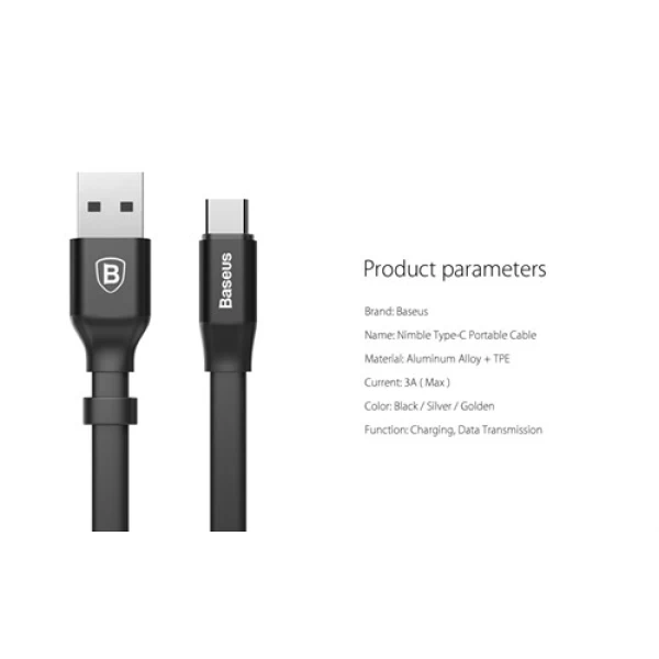 کابل Type C بیسوس Baseus Nimble