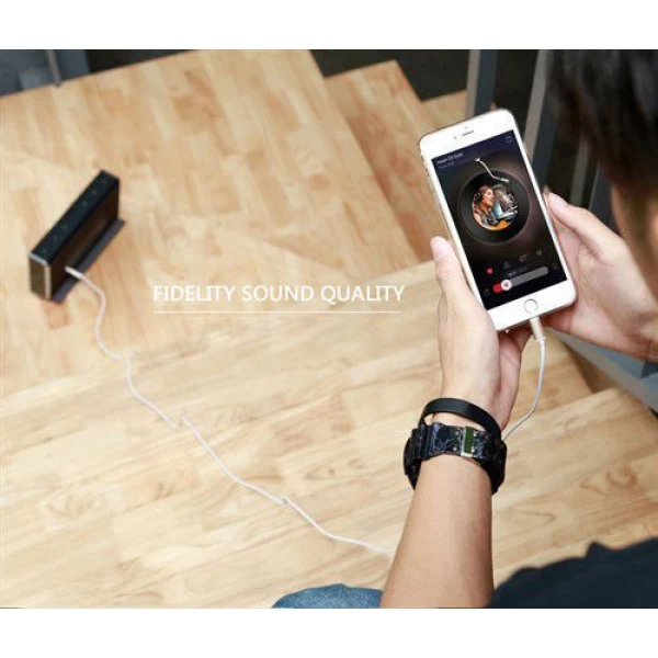 کابل انتقال صدا به لایتنینگ آیفون بیسوس Baseus B37 به طول 2 متر