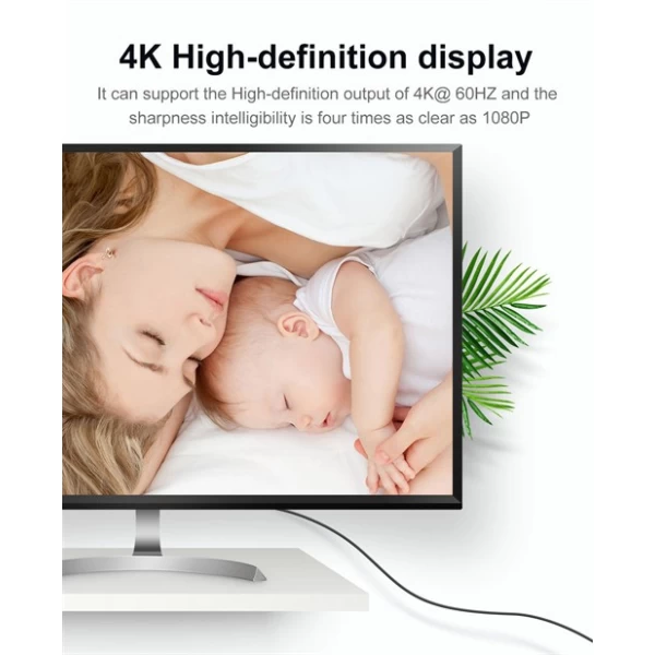 کابل شارژ و انتقال تصویر تایپ سی بیسوس Baseus C-Video Functional Notebook C To C