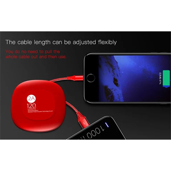کابل لایتنینگ بیسوس Baseus Red Cable
