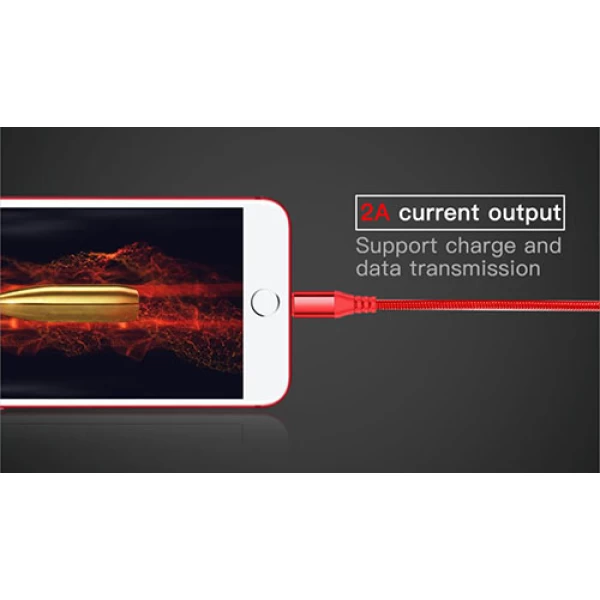 کابل لایتنینگ بیسوس Baseus Red Cable