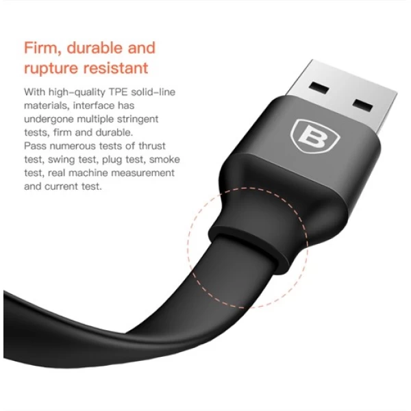 کابل دو کاره بیسوس Baseus Two-in-one Portable Cable CALMBJ-01 میکرو و لایتنینگ